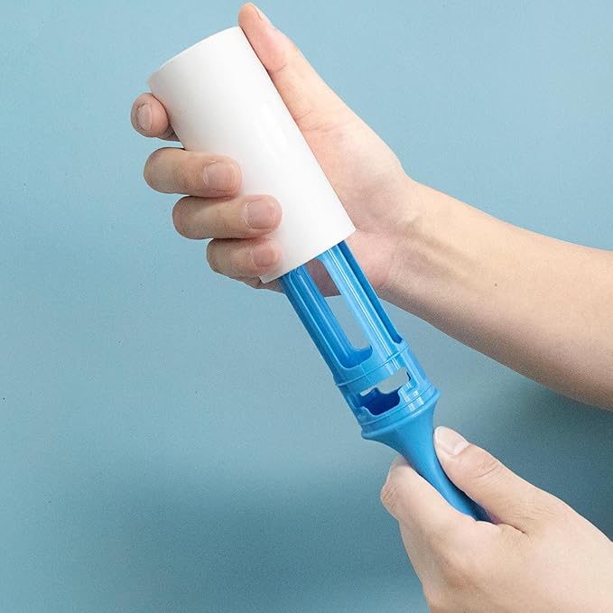 4 inch Lint Roller Refills Compatible with Evercare Extra Sticky Pet Lint Roller Replacement Refills 60 Sheets Each Roll 6-Pack 360 Sheets Total (1 1/2'' Inside Dia.)