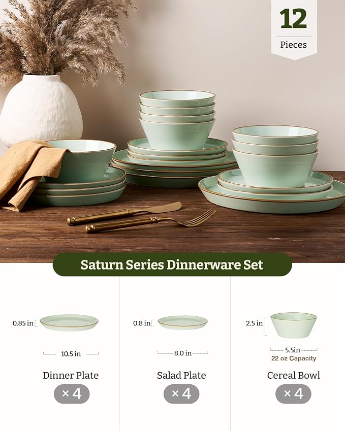 Famiware Saturn Dinnerware Sets, Ceramic Dishes