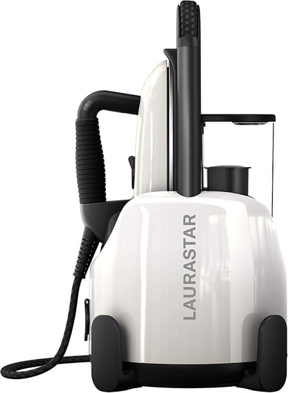 Laurastar Lift White Steam Iron: 3in1 Iron, Steamer and Textile Purifier Continuous Steam Pressure