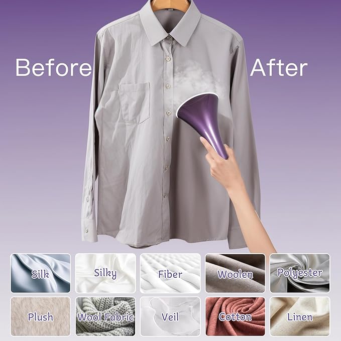 X-Large 3.8L Water Tank Steamer for Clothes, 1500W Powerful Standing Garment Steamer, 90 Mins Continuous Steaming, 45s Fast Heat-Up, Wheels for Easy Movement