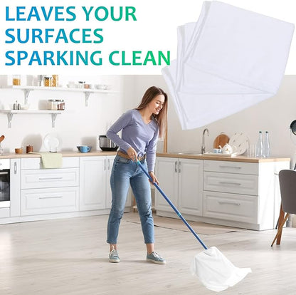 Newwiee 3 Pcs Extra Large Microfiber Cleaning Cloth 30" x 20" Washable Reusable Microfiber Towel Streak Free Lint Free Cloth for Cleaning Home Glass Office Window Bathrooms (White)