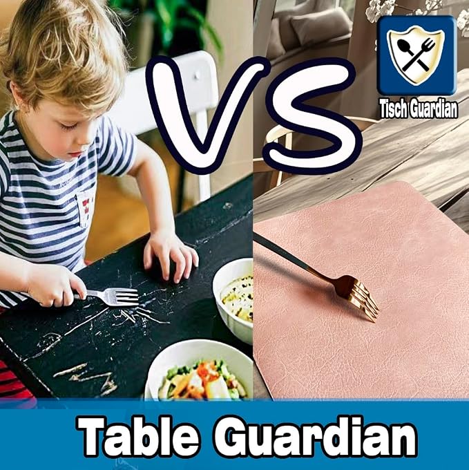 Placemats and Coaster Sets, Faux Leather Effect Place Mats