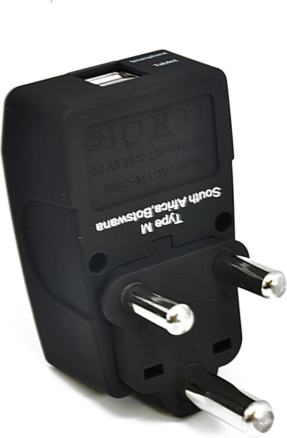 Ceptics European Travel Plug Adapter – Converts USA to EU, Asia and Italy Outlet – Type A to Type C converter - Use in Germany, Spain, & More - 6-Pack