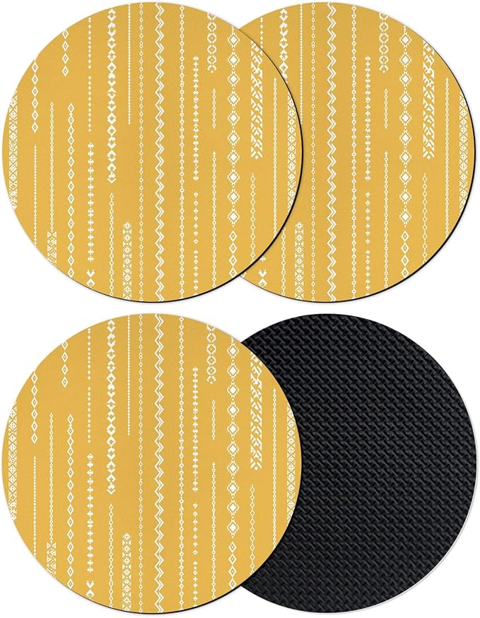 Bohemia Coasters Set of 4, Absorbent Coasters