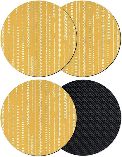 Bohemia Coasters Set of 4, Absorbent Coasters