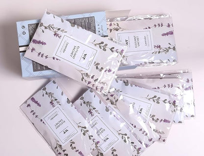 WEALD TRIBE 12 Packs Large-Bag Fresh Linen Scented Sachets for Closet and Drawer Deodorizer Home Fragrance | Air Freshener Long Lasting Large Sachets Bags Hanging
