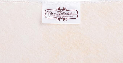 Yourtablecloth Heavy Duty Vinyl Rectangle or Square Tablecloth – 6 Gauge Heavy Duty Tablecloth – Flannel Backed – Wipeable Tablecloth with Vivid Colors & Many Sizes 52 x 108 Stone