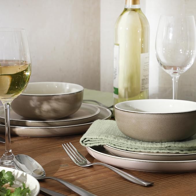 Gibson Elite Island Bay 12-Piece New Bone China Dinnerware Set Service