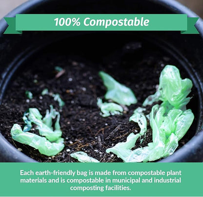 Reli. Compostable 33 Gallon Trash Bags | 80 Count Bulk | ASTM D6400 | Green | Eco-Friendly | For Compost