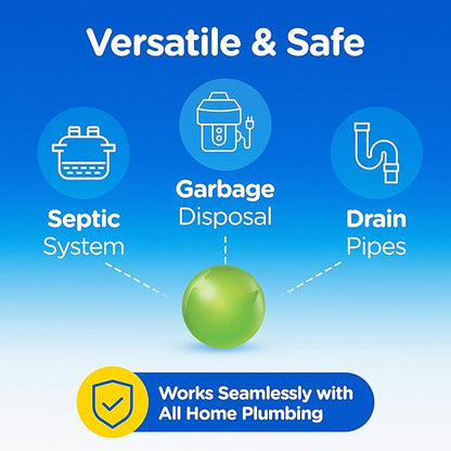 COMPAC HOME Plink Garbage Disposal Cleaner and Deodorizer, Freshens Your Kitchen and Waste Disposal, Assorted, 30 Count