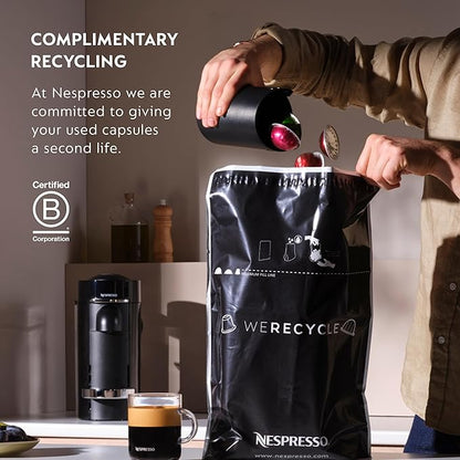 Nespresso Vertuo Pop+ Coffee and Espresso Maker by Breville with Milk Frother, Aqua Mint
