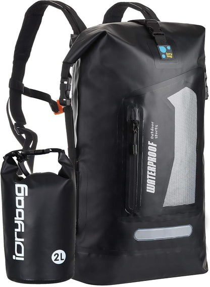 IDRYBAG Waterproof Backpack for Men 20L/30L/40L, Floating Dry Bag Kayak, Dry Backpack Hiking