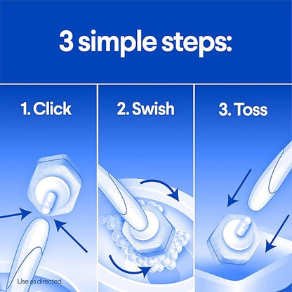 CLOROX ToiletWand Toilet Bowl Cleaner- Toilet Brush, Storage Caddy and 16 Disinfecting Refill Heads