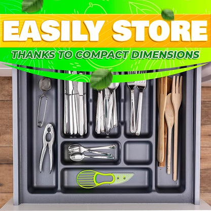 Avocado Slicer Tool 3 in 1 – Food-Grade Plastic Cutter, Peeler & Pit Remover for Easy Slicing, Scooping & Quick Food Prep – Easy to Use Kitchen Stocking Stuffers, Durable with Ergonomic Design