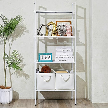 15x11x9.5 Inch Storage Baskets for Shelves,3 Pack Storage Bins，Foldable Organizer Boxes, Decorative Storage Basket for Organizing Clothes, Toys, Books, Foldable Cloth Baskets (White)