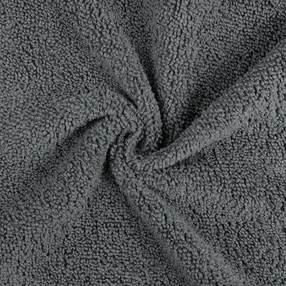 Orighty Microfiber Washcloths Bulk Towels Set 100 Pack, Highly Absorbent and Soft Feel Face Cloths, Multi-Purpose Wash Cloths & Hand Towels for Bathroom, Hotel, Spa, and Gym, 12x12 Inch, Grey
