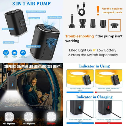 Travel Vacuum Bags for Luggage with Pump, Reusable Vacuum Seal Bags for Clothing, IP68 Waterproof, Top-open Design, Fits 20/24/28 Inch Suitcase (1PC+Pump, 43L)
