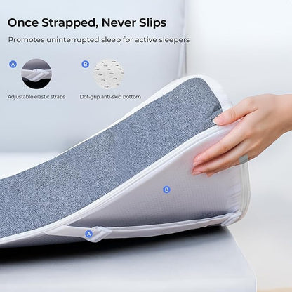 Cooling Mattress Topper Twin XL Size 4 Inch, Cooling Gel & Bamboo Charcoal Memory Foam Mattress Topper for Back Pain Relief, Firm Dual-Layer Foam Bed Pad with Removable Cover College Dorm