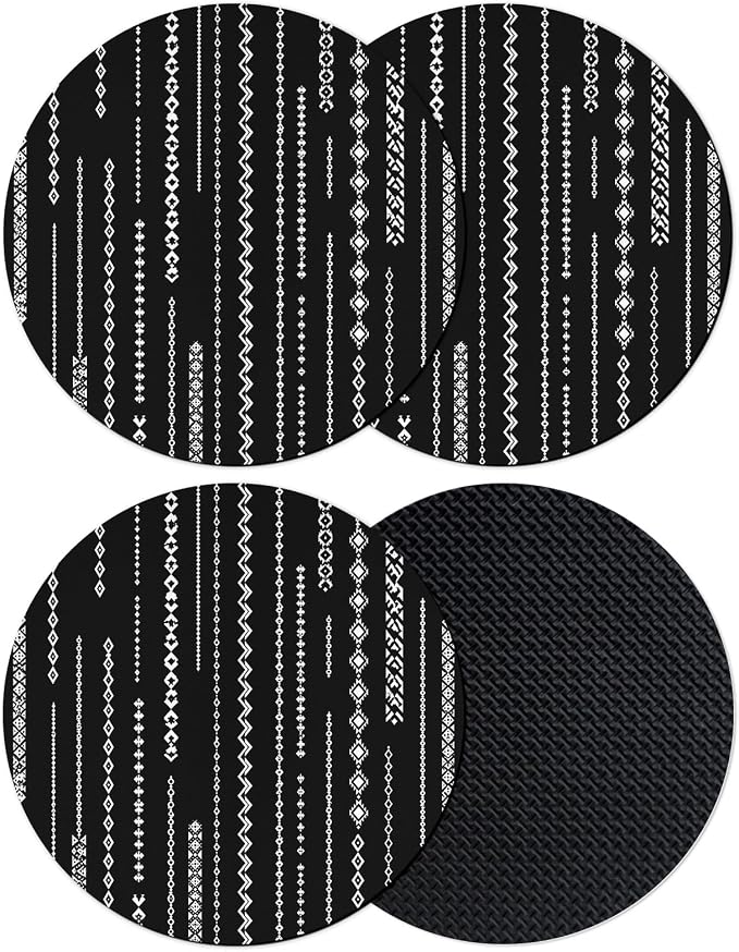 Contemporary Geometric Coasters Set of 4 Absorbent Coasters