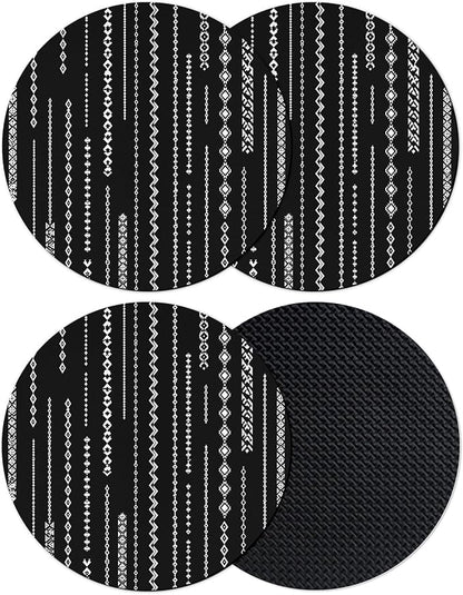 Contemporary Geometric Coasters Set of 4 Absorbent Coasters