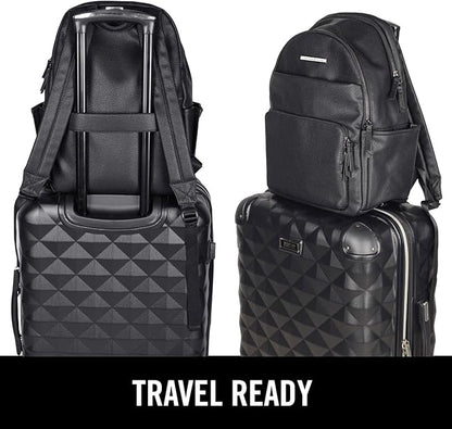 Kenneth Cole REACTION Marley Backpack, Black, 15" Laptop