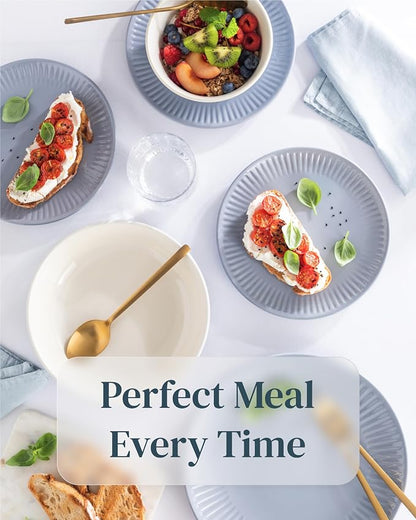 24 Piece Stoneware Dinnerware Set
