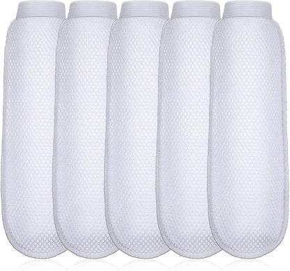Boao 5 Pieces Nylon Lint Traps for Washing Machine Discharge Hose Lint Traps Nylon Mesh Catcher for Washing Machine Drain Systems Cleaning Tools