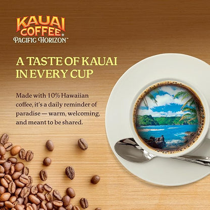 Kauai Coffee Espresso Pods Compatible with Nespresso Original Coffee Makers – Arabica Coffee, 10% Hawaiian – Dark Roast, Rich Cocoa & Smoky Finish – Poipu Beach, 4 Packs of 10 Espresso Pods