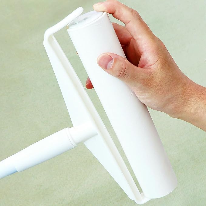 9.45 inch Large Lint Roller Refills for 9.4'' - 9.5'' Wide Lint Rollers for Pet Hair Extra Sticky Floor Lint Remover Refill 60 Sheets per Roll 5 Pack Total 300 Sheets