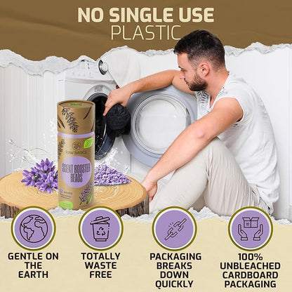 Scent Boosters for Washer, Lavender Aroma - Bulk Laundry Booster Beads and Fabric Smell Deodorizer - In Wash Odor Eliminator Pods for Fresh Scented Clothes