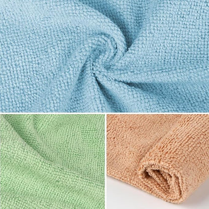 Orighty Microfiber Washcloths Bulk Towels Set 100 Pack, Highly Absorbent and Soft Feel Face Cloths, Multi-Purpose Wash Cloths & Hand Towels for Bathroom, Hotel, Spa, and Gym, 12x12 Inch, Multi-Color