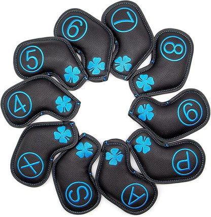 Barudan Golf Iron Club Head Covers Headcovers fits for Taylormade, Mizuno, Callaway, Etc.