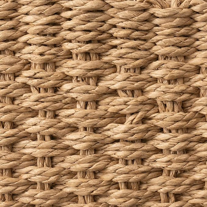 LA JOLIE MUSE Small Wicker Baskets for Organizing, Recycled Paper Rope Storage Basket Container Bins for Shelves Bathroom Cupboards Drawer, Decorative Square Basket Organizer Set of 3