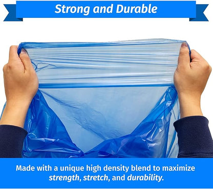 Reli. SuperValue 40-45 Gallon Recycling Bags | 200 Count | Blue Trash Bags | Made in the USA