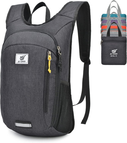 SKYSPER Small Daypack 10L Hiking Backpack Packable Lightweight Travel Day Pack for Women Men