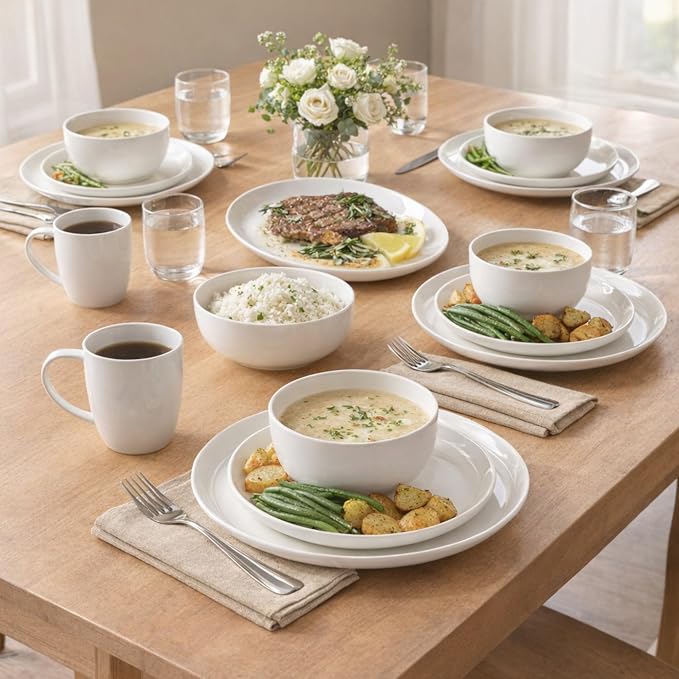 16 Piece Bone China Dinnerware Sets