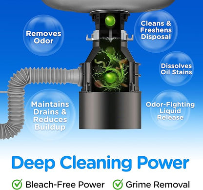 COMPAC HOME Plink Garbage Disposal Cleaner and Deodorizer, Freshens Your Kitchen and Waste Disposal, Assorted, 30 Count