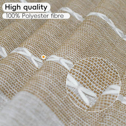 Coffee Table Cloth, Table Cover with Pockets and Tassel,Coffee for Living Room Small Rectangle Tablecloths Washer Dryer Fridge Top Dust Cover,Easy Care Machine Washable