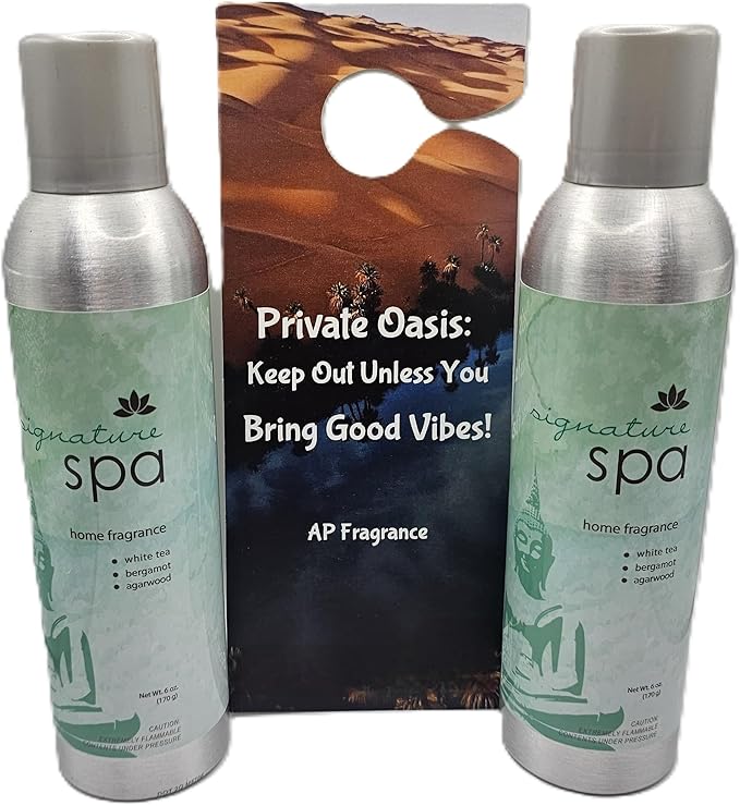 AP Fragrance Belfair Oaks Spa X 2 - Room Fragrance Air Freshener Spray - Concentrated Deodorizer for Home, Car