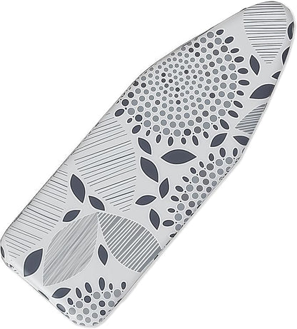 Ironing Board Cover with Two 5MM Thick Feltpads,12"x36"Heat Resistant Replacement Ironing Board Cover and Pad,Fits Standard Ironing Boards,Durability and Easy to Install