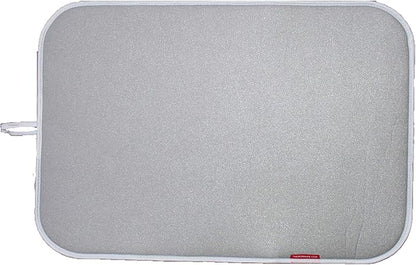 TheIronMate - Premium Ironing Pad, Designed Especially for Quilters and Crafters, Small (14in x 17in with Loop, Silver)