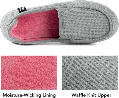 RockDove Women's Two-Tone Hoodback Slipper with Removable Insole
