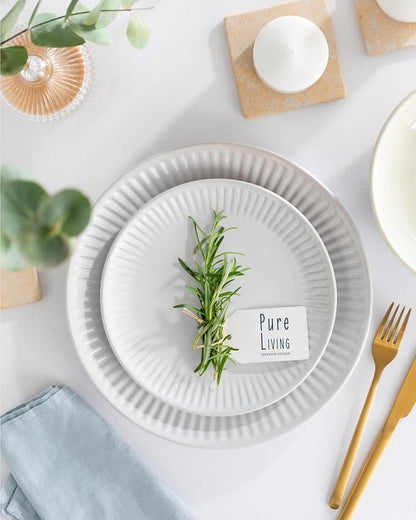 12 Piece Stoneware Dinnerware Set