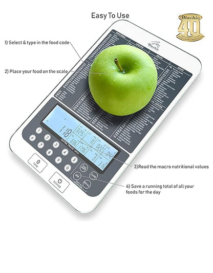 NUTRA TRACK™ Ultimate Food Kitchen & Nutrition Scale – Your Personal Nutritionist at Home! Powered by USDA Data, Designed for Precision in Seattle, WA