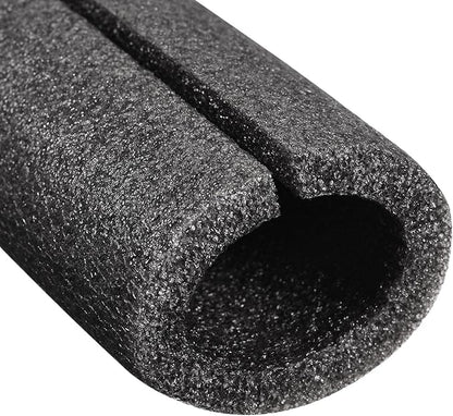 uxcell Foam Tube 1.64 Ft Length 1.37in ID 2.15in OD Hollow Pipe Cover for Protecting Pipes and Heat Preservation Black 4 Pack