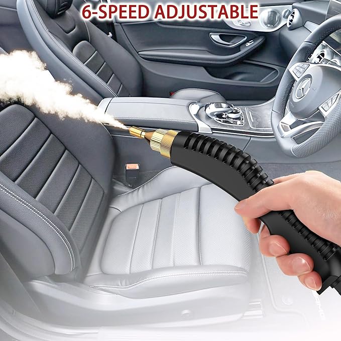 Portable Handheld Steam Cleaner, 2500W High Pressure Steam Cleaner for Cleaning with Accessories, Large Capacity 10s Fast Heating Steamer for Home, Car Detailing, Grout, Tile