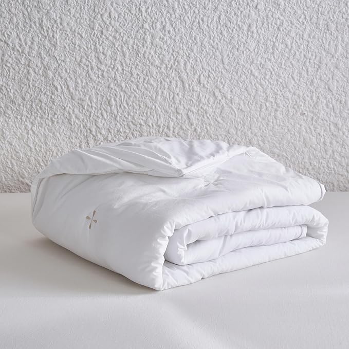 Simple&Opulence Cooling Quilted Mattress Pad – Fitted Sheet Mattress Protector Cover with Elastic Corners, Soft & Breathable, 16 Inch Deep Pocket (White, Twin)