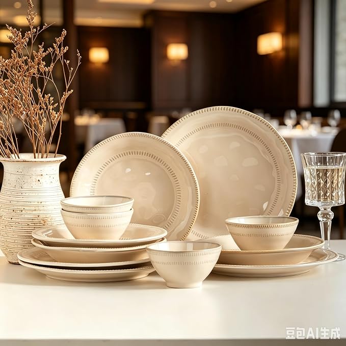 4-piece Ceramic Dinnerware Set