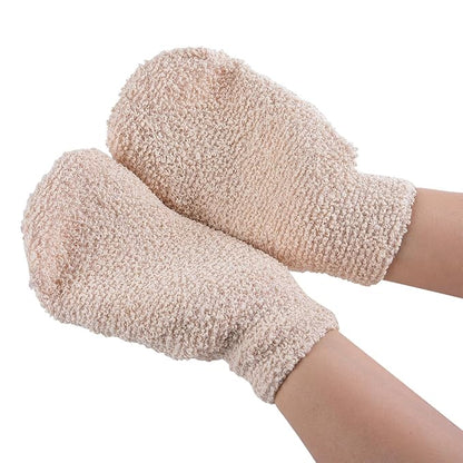 Bath Shower Gloves- Elastic Bath Mitts for Deep Cleansing & Gentle Exfoliation- Machine Washable (2 packs)