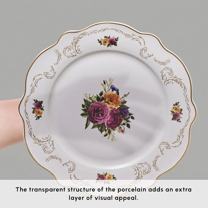 Karaca Forever Bone China Antique 24-Piece Dinner Set